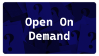 "Open On Demand"